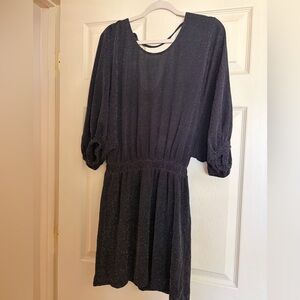 Show Me Your Mumu Black Sparkle Dress